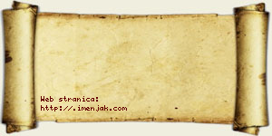 Emilija Nenadović vizit kartica